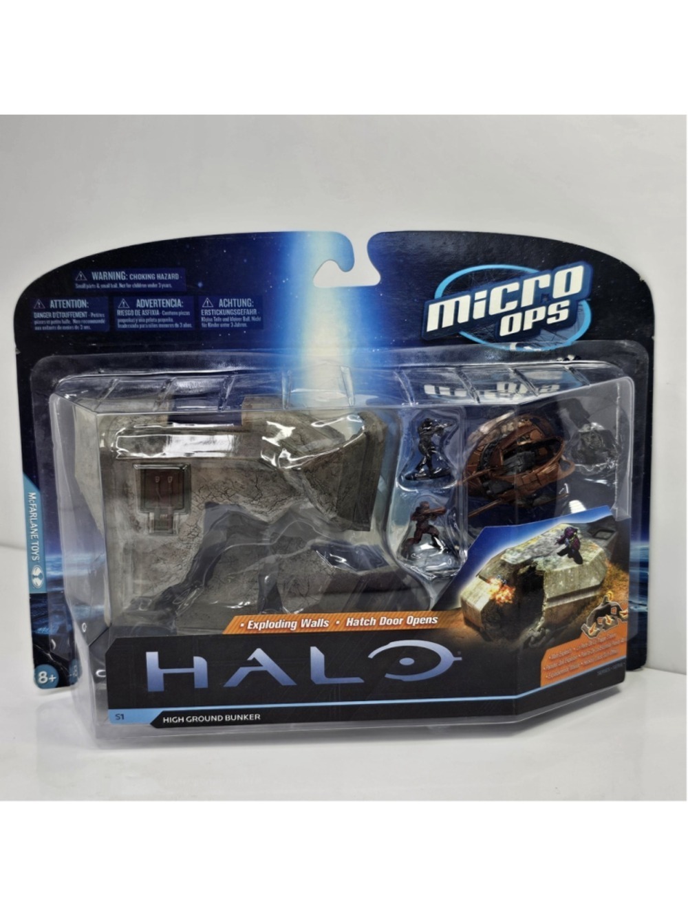 McFarlane Halo Micro Ops High Ground Bunker Play Set
